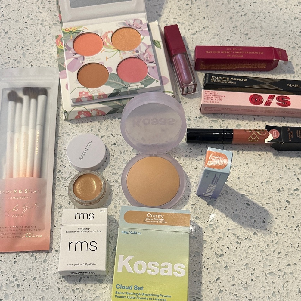 Luxury Makeup Bundle – Kosas, Ace Beauté, RMS, Nabla & More 💄✨